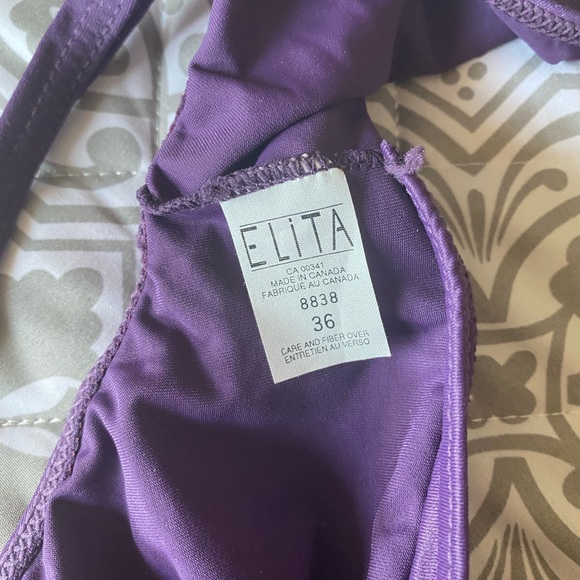 NWT Silk Magic by Elita microfibre Crossover bra and matching panty - 36 - Picture 4 of 7